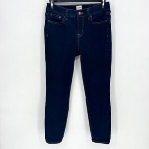 J. Crew Skinny Jeans Dark Wash Women's Cropped‎ causal mid rise Size 26
